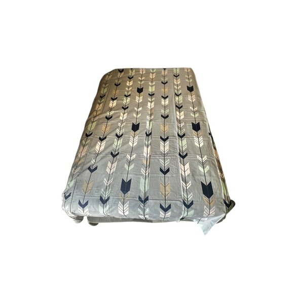 Home Collection Twin Size Reversible Duvet Cover & Pillow Shams Set Arrow NWT - Picture 4 of 16